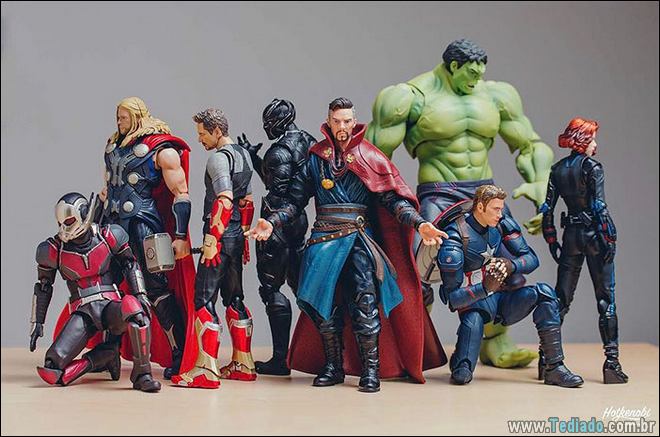 Action Figures na vida real, fotos impressionantes pelo fotógrafo japonês (42 fotos) 9