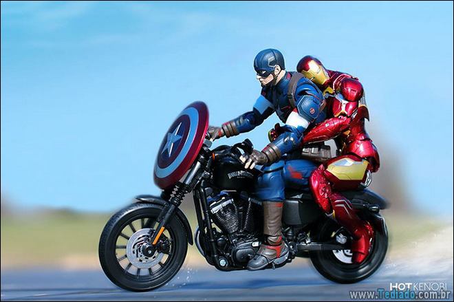 Action Figures na vida real, fotos impressionantes pelo fotógrafo japonês (42 fotos) 13