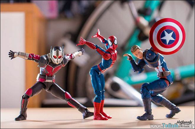 Action Figures na vida real, fotos impressionantes pelo fotógrafo japonês (42 fotos) 24