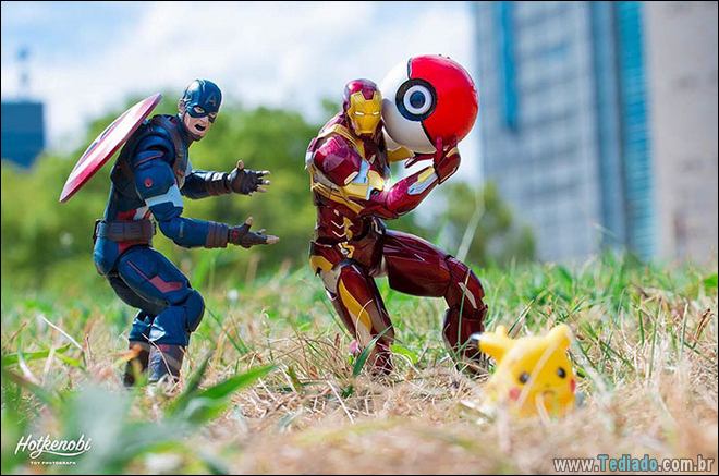 Action Figures na vida real, fotos impressionantes pelo fotógrafo japonês (42 fotos) 25
