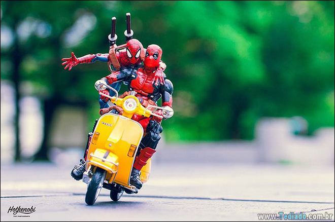 Action Figures na vida real, fotos impressionantes pelo fotógrafo japonês (42 fotos) 27