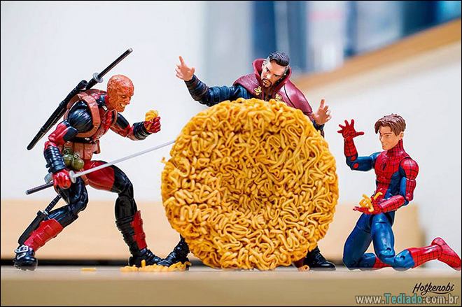 Action Figures na vida real, fotos impressionantes pelo fotógrafo japonês (42 fotos) 32