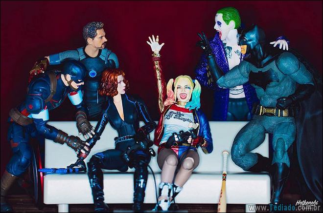 Action Figures na vida real, fotos impressionantes pelo fotógrafo japonês (42 fotos) 38