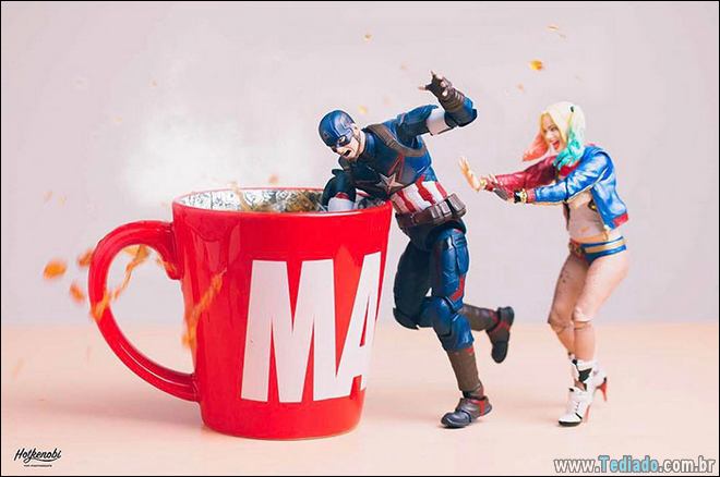 Action Figures na vida real, fotos impressionantes pelo fotógrafo japonês (42 fotos) 41