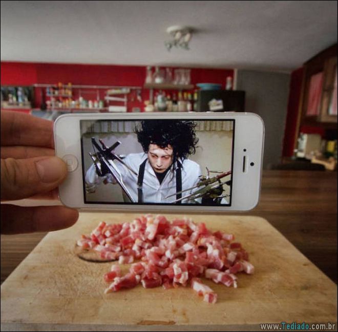 Quem imaginaria que os filmes se encaixa bem no mundo real (25 fotos) 18