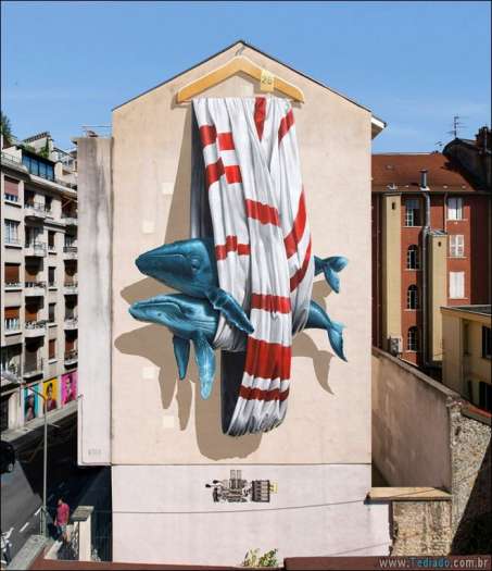 26 arte de rua fenomenais que dão uma visão totalmente diferente deste mundo 1
