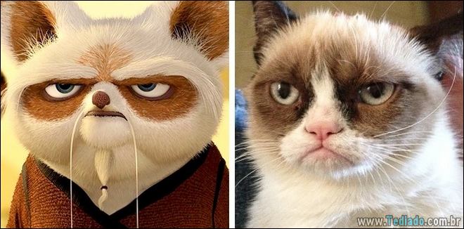 14 animais que são cópias exatas dos nossos personagens animados favoritos 4