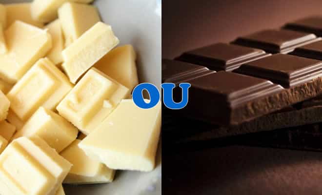 O que você prefere #15 – Chocolate branco ou Chocolate preto 1