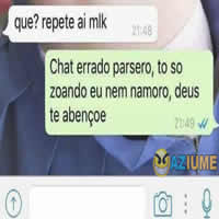 Mensagem no chat errado