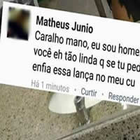 Pessoas que estão passando vontade na internet