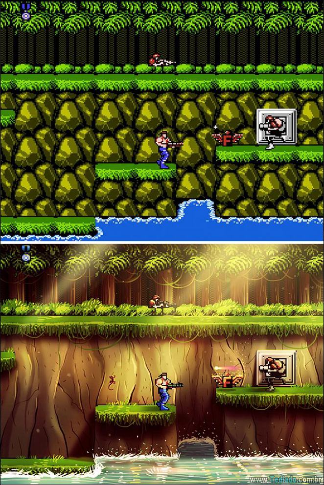 Um toque moderno em jogos clássicos do Nintendo (5 fotos) 1