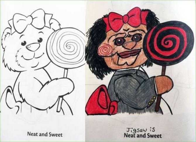 É por isso que livros de colorir não são para os adultos (24 fotos) 7