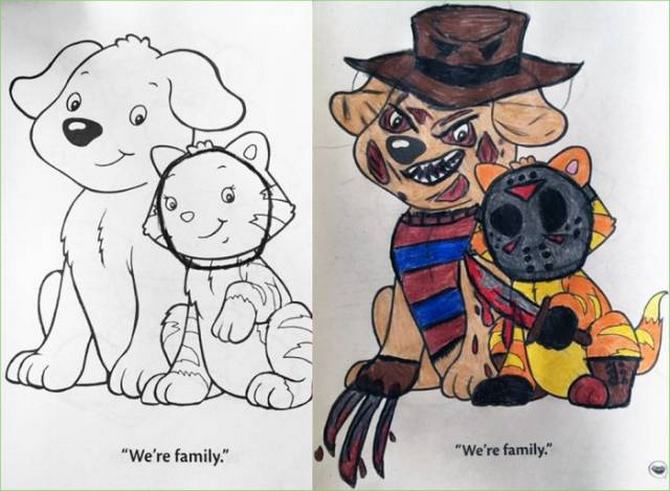 É por isso que livros de colorir não são para os adultos (24 fotos) 8