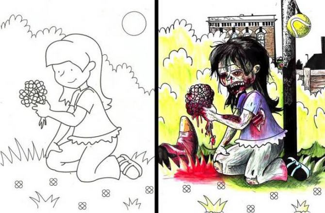 É por isso que livros de colorir não são para os adultos (24 fotos) 14