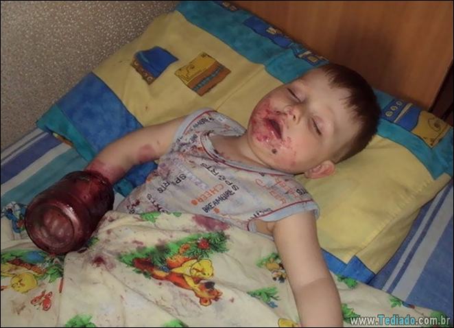 28 fotos divertidas que mostram o que acontece quando crianças ficar sozinhas 7