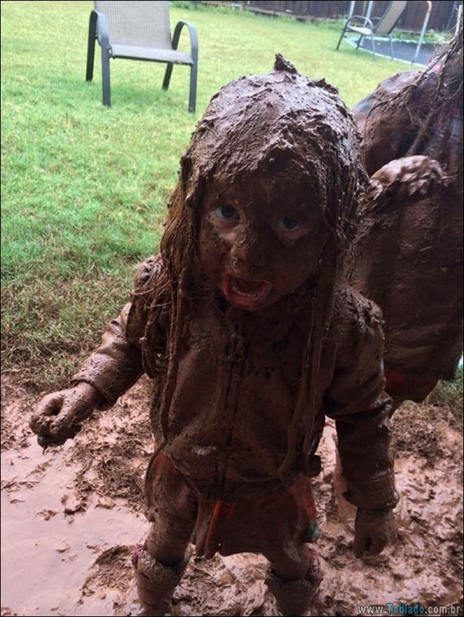 28 fotos divertidas que mostram o que acontece quando crianças ficar sozinhas 22