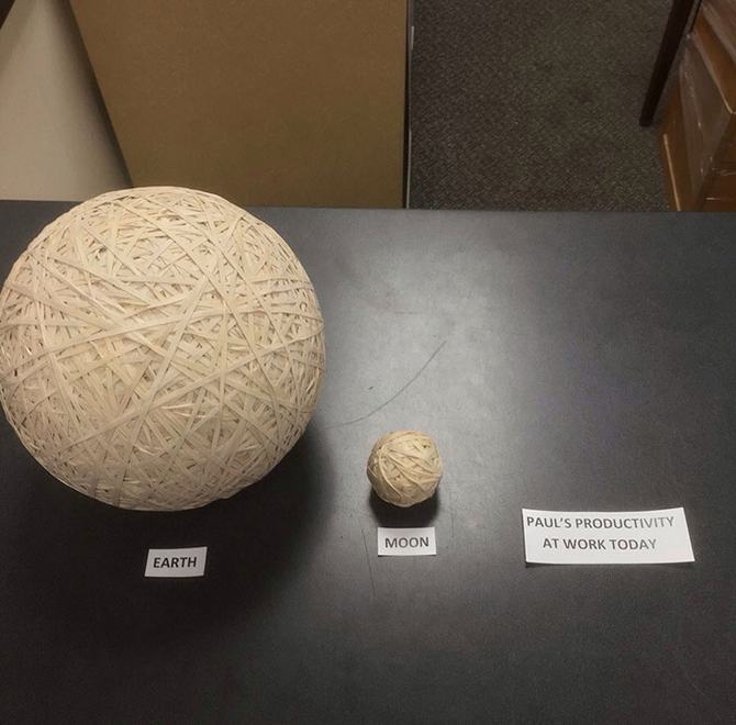 O que acontece quando as pessoas estão entediadas no trabalho (41 fotos) 32