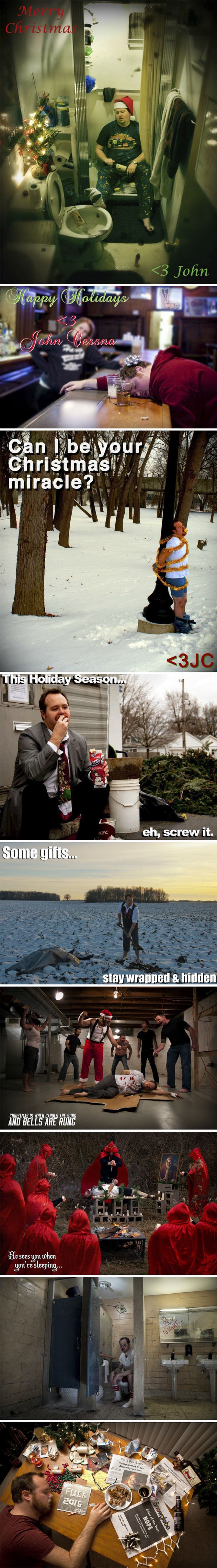 29 pessoas que enviaram os mais divertidos cartões de Natal de todos os tempos 15