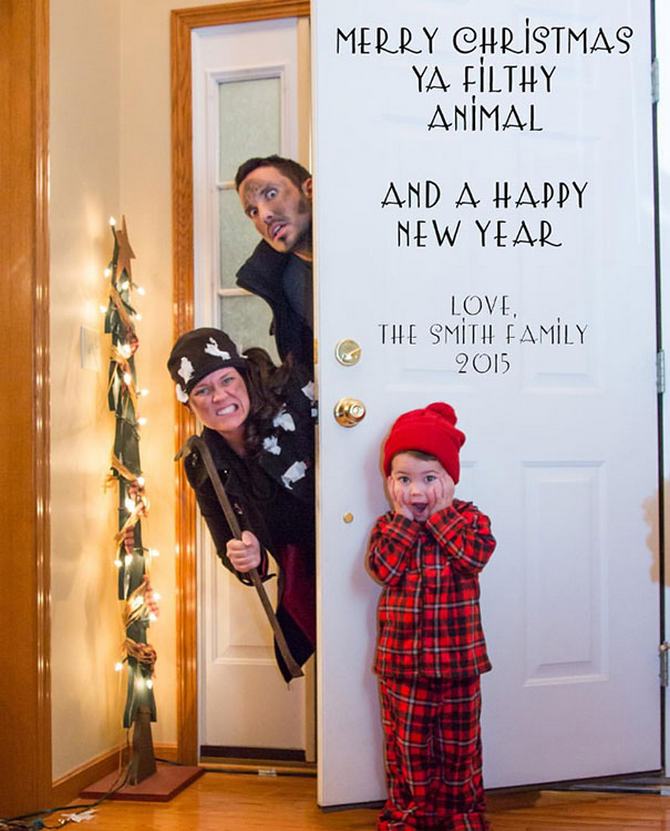 29 pessoas que enviaram os mais divertidos cartões de Natal de todos os tempos 23