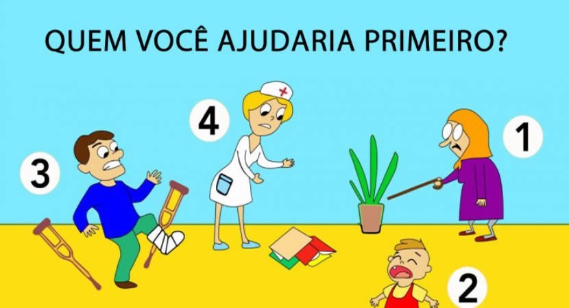 Quem você ajudaria primeiro? 1