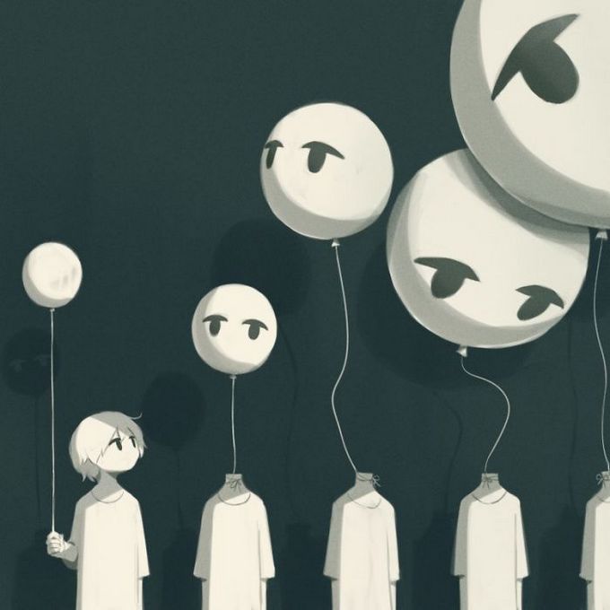 Ilustrações poderosas por artista japonês que o fará pensar (40 fotos) 4 Ilustrações poderosas por artista japonês que o fará pensar (40 fotos) 4