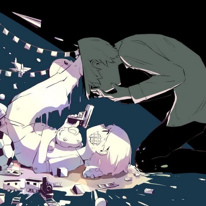 Ilustrações poderosas por artista japonês que o fará pensar (40 fotos) 5 Ilustrações poderosas por artista japonês que o fará pensar (40 fotos) 5