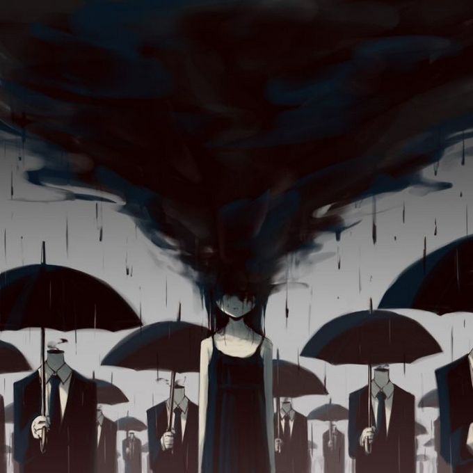 Ilustrações poderosas por artista japonês que o fará pensar (40 fotos) 9 Ilustrações poderosas por artista japonês que o fará pensar (40 fotos) 9