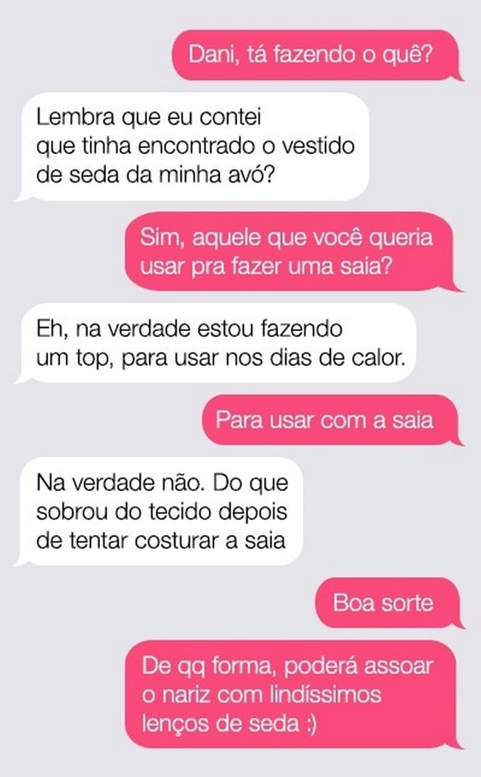 19 mensagens de texto de mulheres que podem ficar tranquilas com o nível do seu senso de humor 13