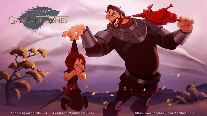 Se Game Of Thrones fosse feito pela Disney (11 fotos)