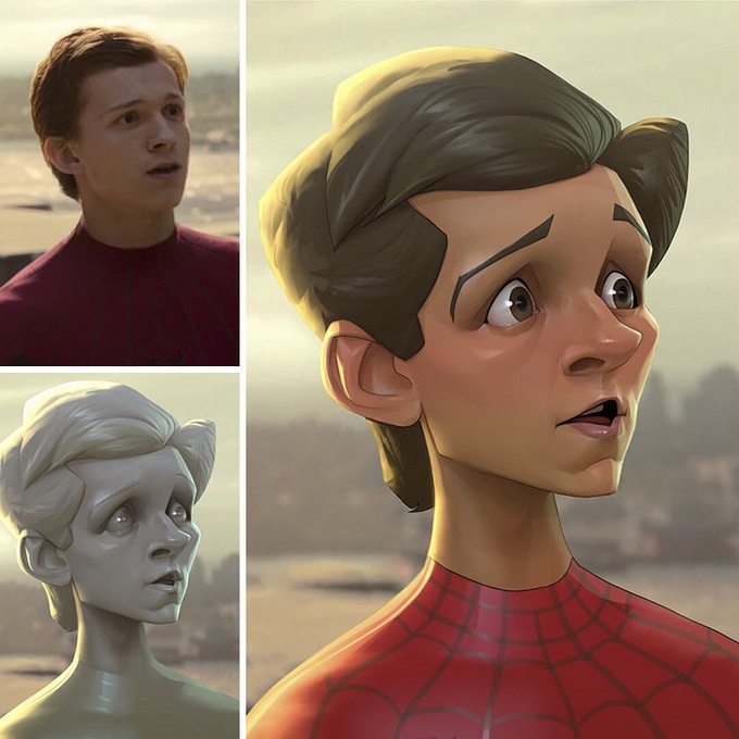 Este artista transforma personagens de filmes em desenhos animados (14 fotos) 1