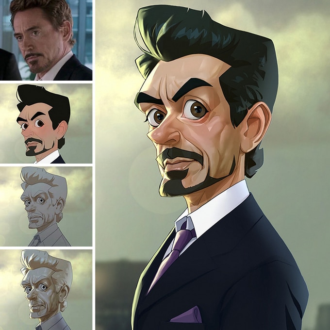 Este artista transforma personagens de filmes em desenhos animados (14 fotos) 5