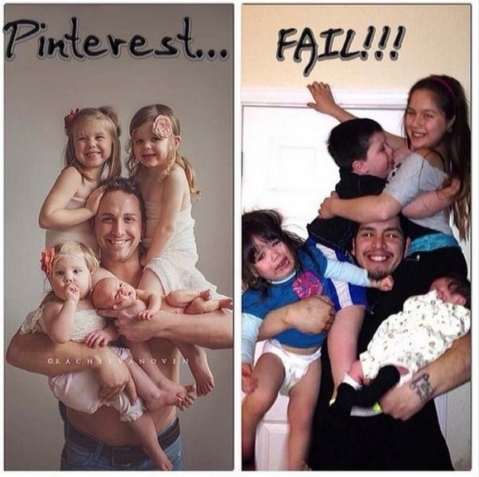 Expectativa vs realidade: Sessão de fotos com bebês (14 fotos) 2