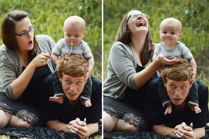 Expectativa vs realidade: Sessão de fotos com bebês (14 fotos) 5