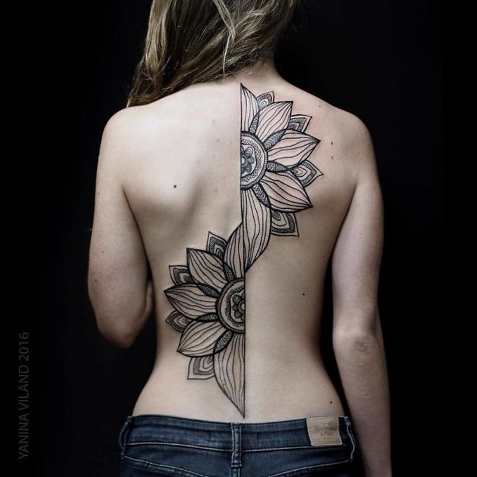 33 inspirações de tatuagem para fazer na coluna 15