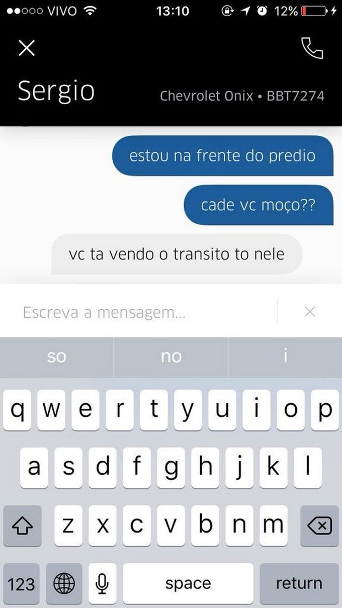 30 prints de conversar entre motorista de Uber e seus clientes 5