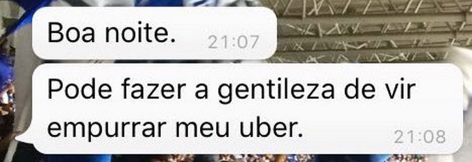 30 prints de conversar entre motorista de Uber e seus clientes 19