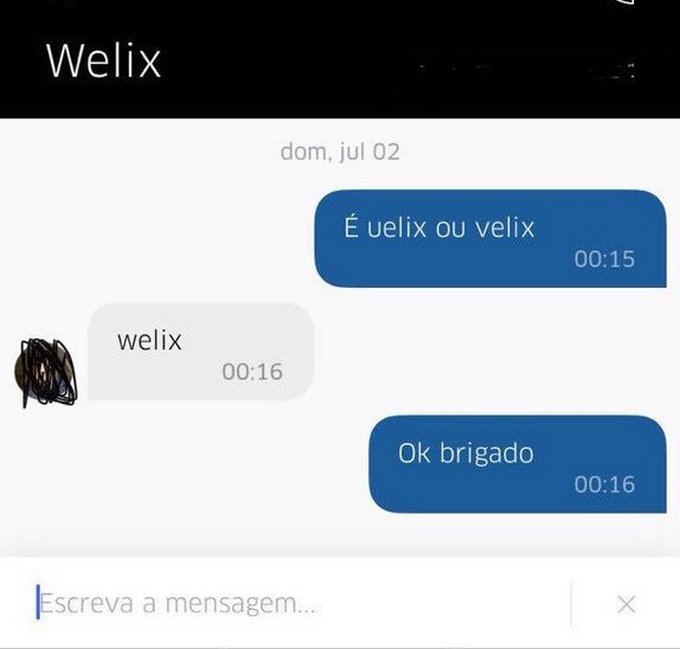30 prints de conversar entre motorista de Uber e seus clientes 27