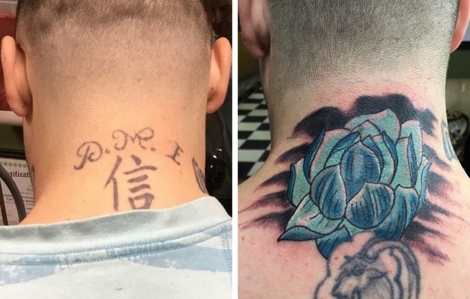 Qualquer tatuagem ruim pode ser transformada em uma pequena obra-prima (17 fotos) 1