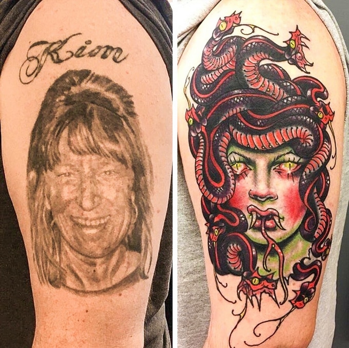 Qualquer tatuagem ruim pode ser transformada em uma pequena obra-prima (17 fotos) 6