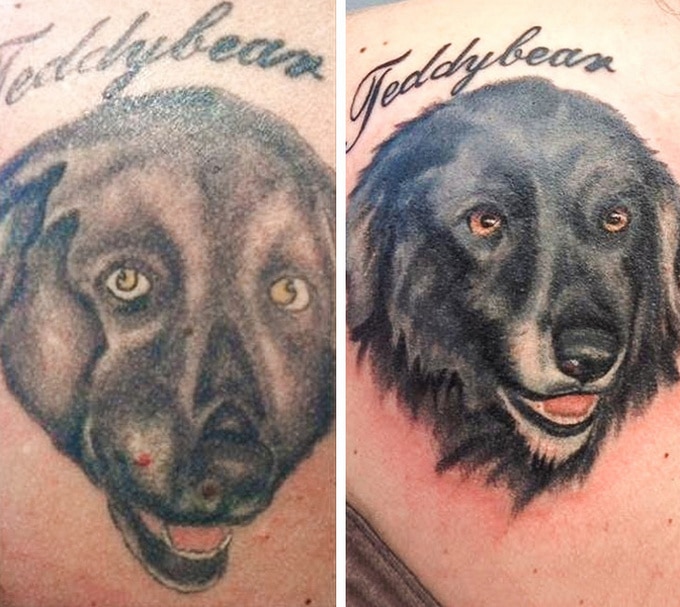 Qualquer tatuagem ruim pode ser transformada em uma pequena obra-prima (17 fotos) 14