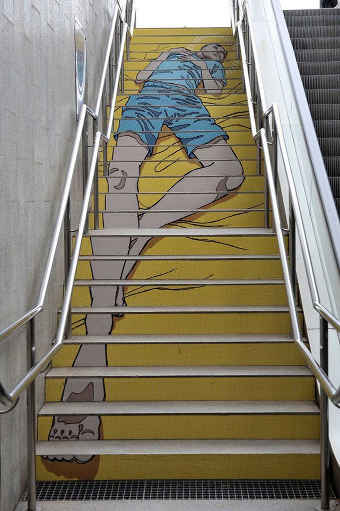 20 escadarias que são incrivelmente artísticas 14