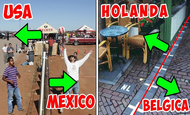 8 fronteiras incríveis entre diferentes países ao redor do mundo