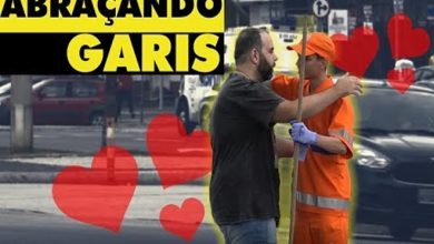 Abraçando os garis e compartilhando o amor 9