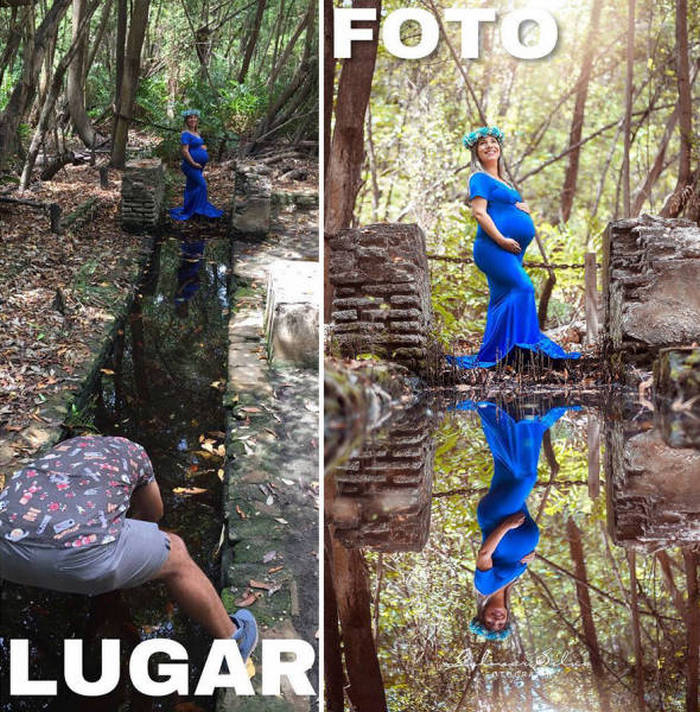 Há uma grande diferença entre uma foto e um lugar onde ela foi tirada (46 fotos) 3