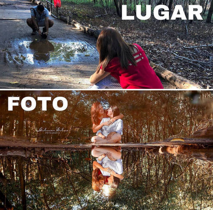 Há uma grande diferença entre uma foto e um lugar onde ela foi tirada (46 fotos) 7