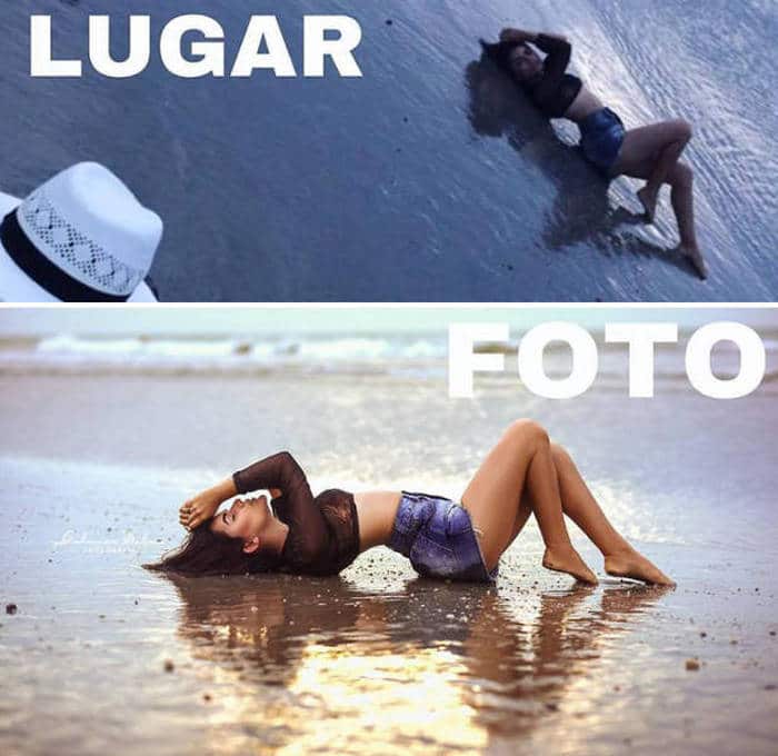 Há uma grande diferença entre uma foto e um lugar onde ela foi tirada (46 fotos) 9