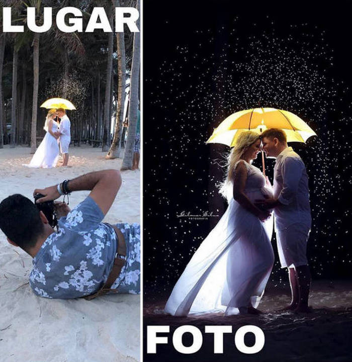 Há uma grande diferença entre uma foto e um lugar onde ela foi tirada (46 fotos) 10