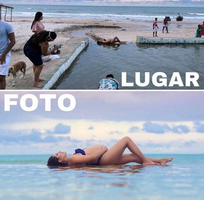 Há uma grande diferença entre uma foto e um lugar onde ela foi tirada (46 fotos) 15