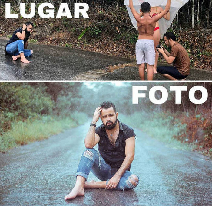 Há uma grande diferença entre uma foto e um lugar onde ela foi tirada (46 fotos) 16