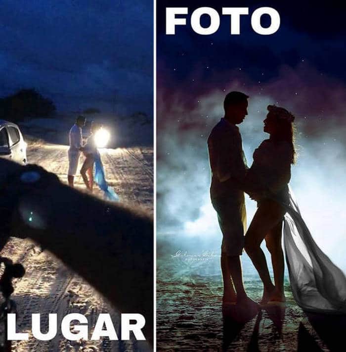 Há uma grande diferença entre uma foto e um lugar onde ela foi tirada (46 fotos) 18